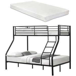 [neu.haus]® Poschodová posteľ s matracmi AABH-720B