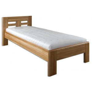 Jednolôžková posteľ 100 cm LK 260 (dub) (masív). . Vlastná spoľahlivá doprava až k Vám domov