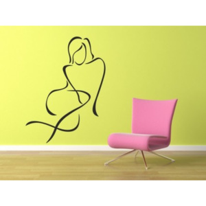 Samolepky na stenu - Zvodná žena - 60 x 80 cm - 254