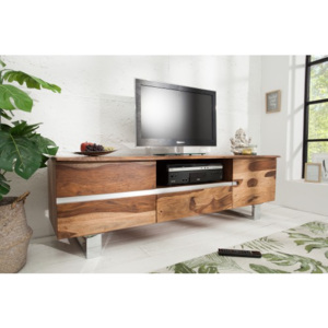 TV-skrinka 38914 160cm Drevo Sheesham/Palisander -Komfort-nábytok