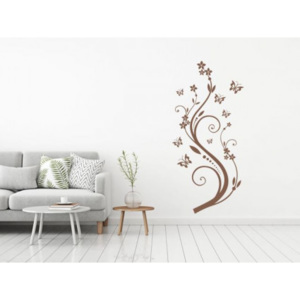 Dekorácia na stenu - Flowers - 40 x 90 cm - 105