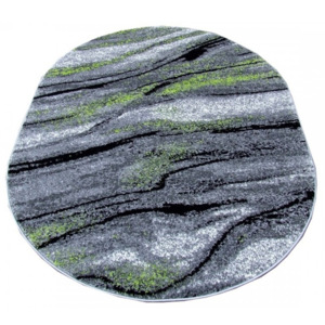 Kusový koberec Elmo 2 sivozelený ovál, Velikosti 120x170cm