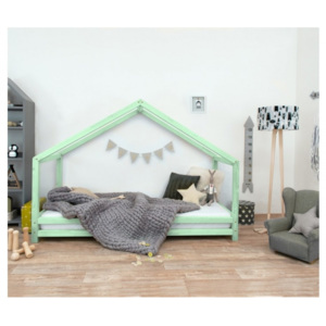 SIDY detská posteľ, Veľkosť 120 x 200 cm, Farba pastelová zelená