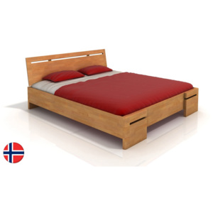 Manželská posteľ 180 cm Naturlig Bokeskogen High (buk) (s roštom). . Vlastná spoľahlivá doprava až k Vám domov