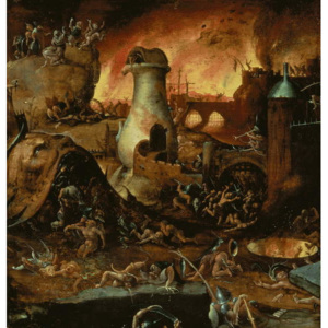 Reprodukcia, Obraz - Hell, Hieronymus (school of) Bosch