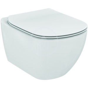 Závěsné WC se sedátkem SoftClose, rimless, bílá - Ideal Standard Tesi - T355101-GR T355101-GR