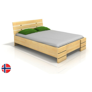 Manželská posteľ 160 cm Naturlig Lorenskog High (borovica) (s roštom). Akcia -15%. Vlastná spoľahlivá doprava až k Vám domov