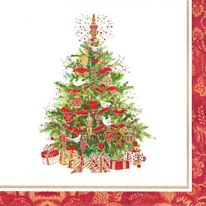Balenie 10 papierových obrúskov s vianočným motívom PPD Spirit Tree