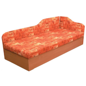 Jednolôžková posteľ (váľanda) 80 cm Edo 4/2 (so sendvičovým matracom) (P). Vlastná spoľahlivá doprava až k Vám domov