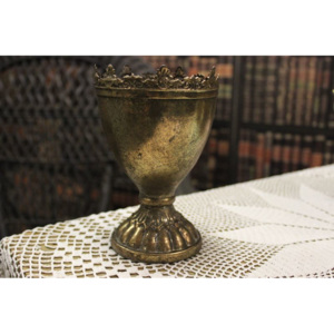 Starozlatý zámocký pohár 15cm