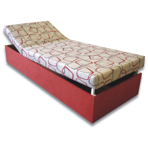 Jednolôžková posteľ (váľanda) 80 cm Darina (Tehlová 41 + Dodo 1008). Vlastná spoľahlivá doprava až k Vám domov