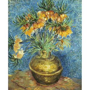 Reprodukcia, Obraz - Crown Imperial Fritillaries in a Copper Vase, 1886, Vincent van Gogh
