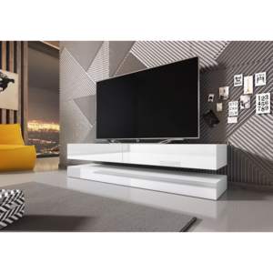 TV stolík Fly (biely lesk + biela matná). Vlastná spoľahlivá doprava až k Vám domov