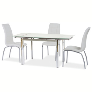 Jedálenský stôl GD-019 (biela) (pre 4 až 6 osôb). Vlastná spoľahlivá doprava až k Vám domov