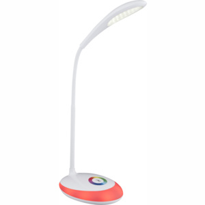 Stolové svietidlo LED Minea 58264 (moderné/dizajnové) (biela + satinovaná). Vlastná spoľahlivá doprava až k Vám domov
