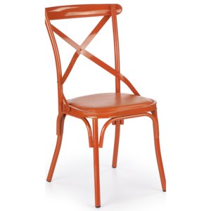 Jedálenská stolička K216 (oranžová). Akcia -8%. Vlastná spoľahlivá doprava až k Vám domov