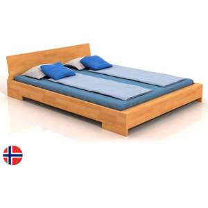 Manželská posteľ 160 cm Naturlig Lekanger (buk) (s roštom). Vlastná spoľahlivá doprava až k Vám domov