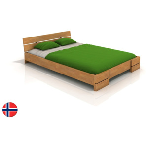 Manželská posteľ 160 cm Naturlig Lorenskog (buk) (s roštom). Vlastná spoľahlivá doprava až k Vám domov