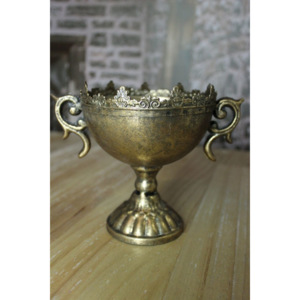 Starozlatá zámocká čaša 14,5cm
