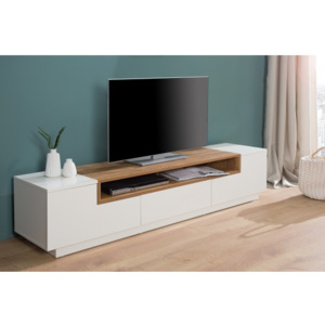 TV-skrinka 37526 180cm Biela/Dub-Komfort-nábytok