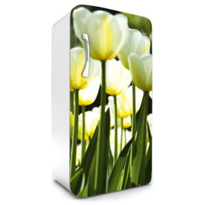 Samolepiace tapety na chladničku, rozmer 120 cm x 65 cm, žlté tulipány, DIMEX FR-120-026
