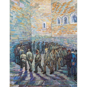 Reprodukcia, Obraz - The Exercise Yard, or The Convict Prison, 1890, Vincent van Gogh