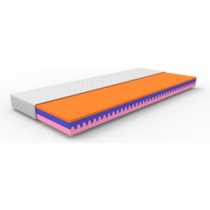 Penový matrac SALOME 200x80 cm (T3). Komfortný a luxusný matrac z pamäťovej peny, so snímateľným a prateľným poťahom a sedemzónovou profiláciou
