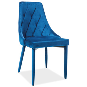Jedálenská stolička Trix Velvet (modrá). Vlastná spoľahlivá doprava až k Vám domov