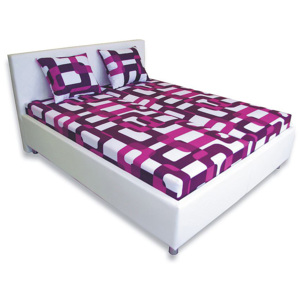 Manželská posteľ 160 cm Leona 1 (s penovými matracmi). Vlastná spoľahlivá doprava až k Vám domov