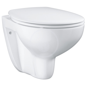 Grohe Bau Ceramic - Závěsné WC se sedátkem SoftClose, rimless, alpská bílá 39351000-GR