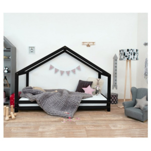 SIDY detská posteľ, Farba čierna, Veľkosť 80 x 200 cm