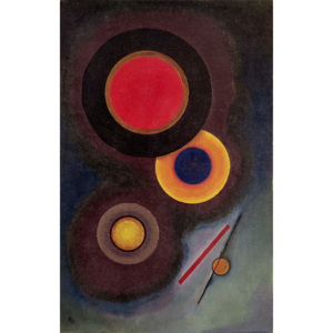 Reprodukcia, Obraz - Composition with Circles and Lines, 1926, Wassily Kandinsky