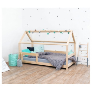 TERY detská posteľ s bočnicou, Farba natural, Veľkosť 120 x 200 cm