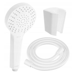 Mexen príslušenstvo - ručný sprchový set Oval R-05, 3-funkcie, biela, 785055052-20