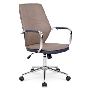 HALMAR Elite kancelárska stolička s podrúčkami béžová / čierna