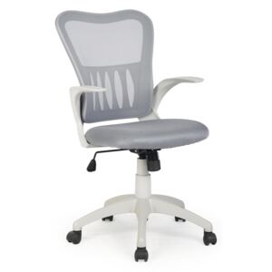 HALMAR Griffin kancelárska stolička s podrúčkami sivá