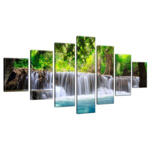 Obraz na plátne Číry vodopád v džungli 210x100cm S-2549A_7A(P)