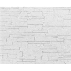 Vliesové tapety, kamenný obklad biely, Suprofil 50805, Marburg, rozmer 10,05 m x 0,53 m