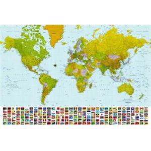 Fototapety, rozmer 366 x 254 cm, Map of the World, W+G 280