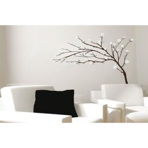 Samolepky na stenu, rozmer 50 x 70 cm, strom s bielimi kvetmi WS008, IMPOL TRADE