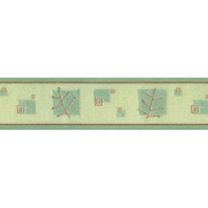 Samolepiaca bordúra vetvičky zelené, rozměr 10 m x 5,3 cm, IMPOL TRADE 53030