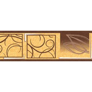 Samolepiaca bordúra, rozmer 5 m x 6,9 cm, ornamenty, IMPOL TRADE 69022