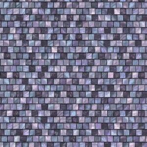 Vliesové tapety, mozaika fialová, Origin 4210320, P+S International, rozmer 10,05 m x 0,53 m