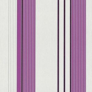 Vliesové tapety, pruhy fialové, Tribute 1320410, P+S International, rozmer 10,05 m x 0,53 m