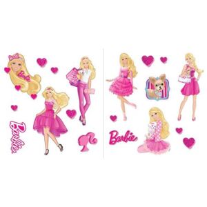 Samolepky na stenu, rozmer 30 x 40 cm, Barbie SDC046, SUNNY DECOR