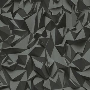 Vliesové tapety na stenu Times 42097-50, 3D hrany sivo-čierne, rozmer 10,05 m x 0,53 m, P+S International