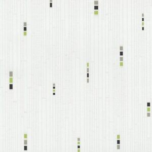Vliesová tapeta, štvorčeky zelené na bielom podklade, Pure and Easy 1327530, P+S International, rozmer 10,05 m x 0,53 m