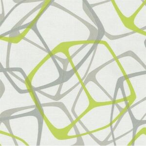 Vliesové tapety, 3D kocky zeleno-sivé, Poco 1329720, P+S International, rozmer 10,05 m x 0,53 m