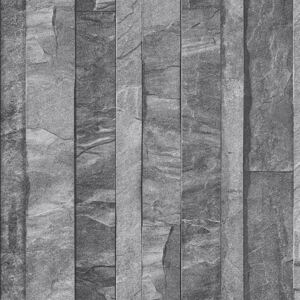 Vliesové tapety, kameň sivý, Roll in Stones J86709, UGEPA, rozmer 10,05 m x 0,53 m