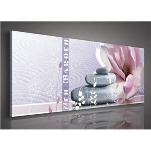 Obraz na plátne, rozmer 145 x 45 cm, zen garden, IMPOL TRADE 15303